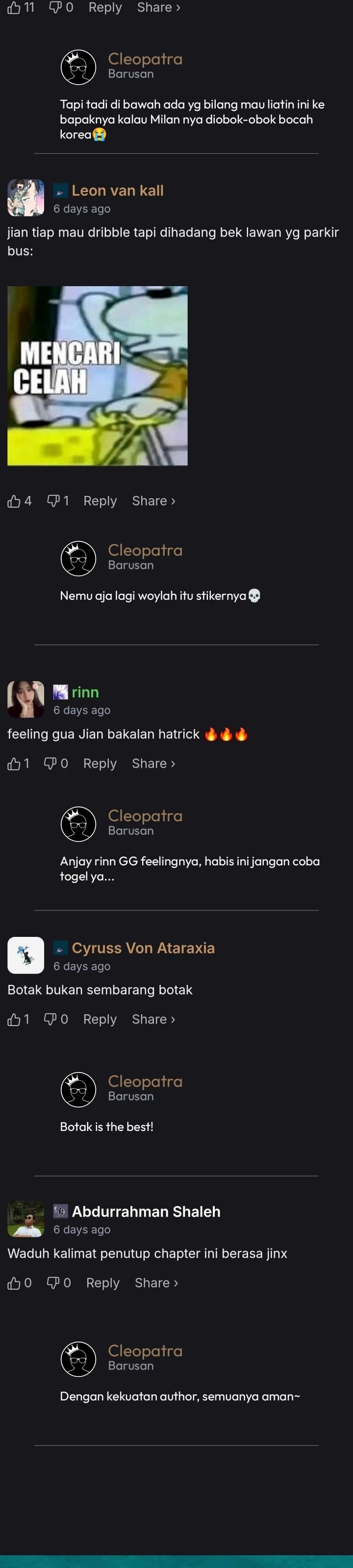 Halaman 52 dari I'm Not a Soccer Genius! Chapter 88