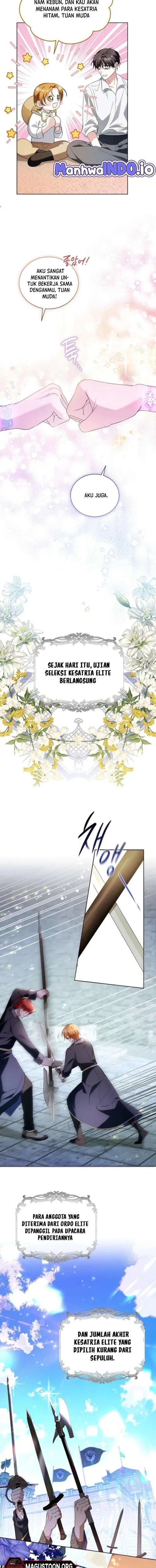 Halaman 11 dari I'm the Commander of the Second Male Lead's Knights Chapter 10