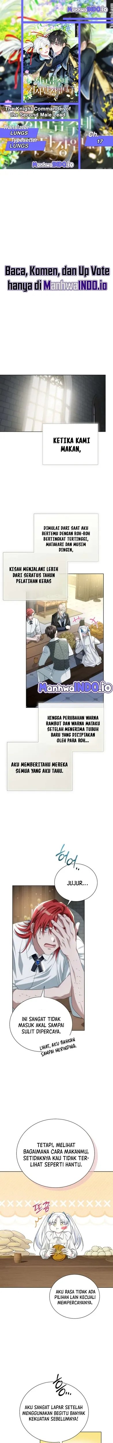 Halaman 1 dari I'm the Commander of the Second Male Lead's Knights Chapter 17
