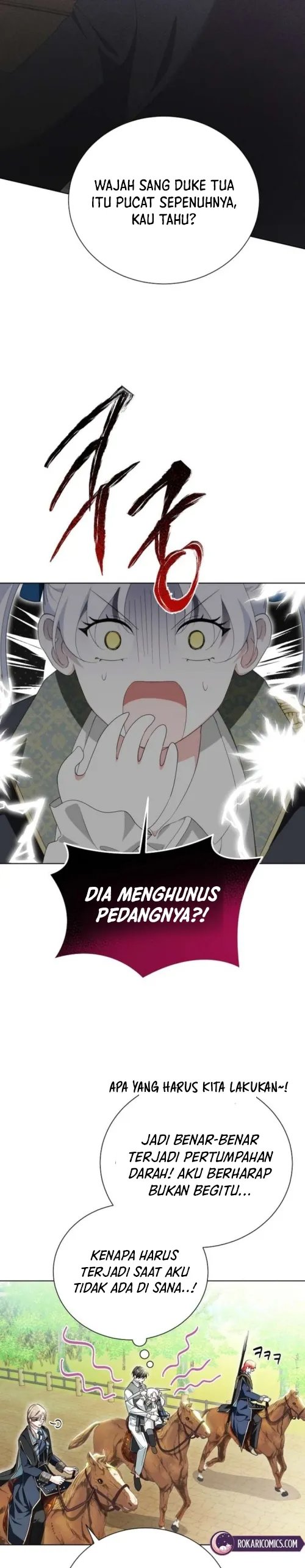 Halaman 13 dari I'm the Commander of the Second Male Lead's Knights Chapter 17