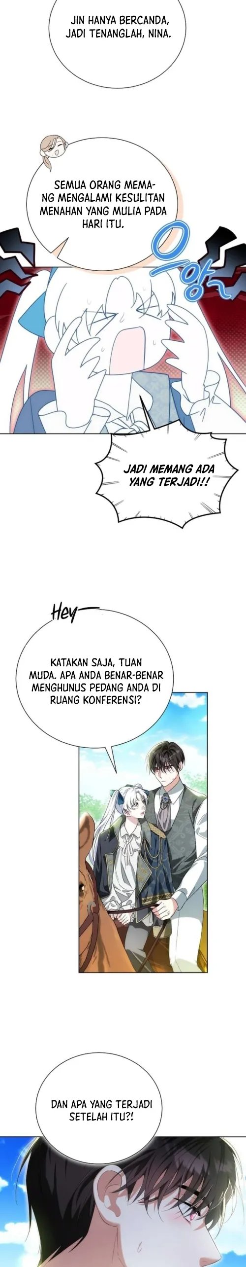 Halaman 14 dari I'm the Commander of the Second Male Lead's Knights Chapter 17