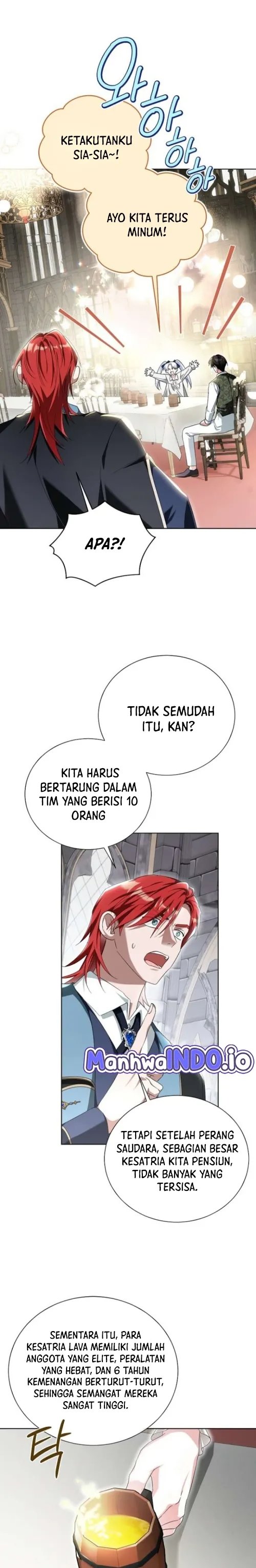 Halaman 14 dari I'm the Commander of the Second Male Lead's Knights Chapter 18