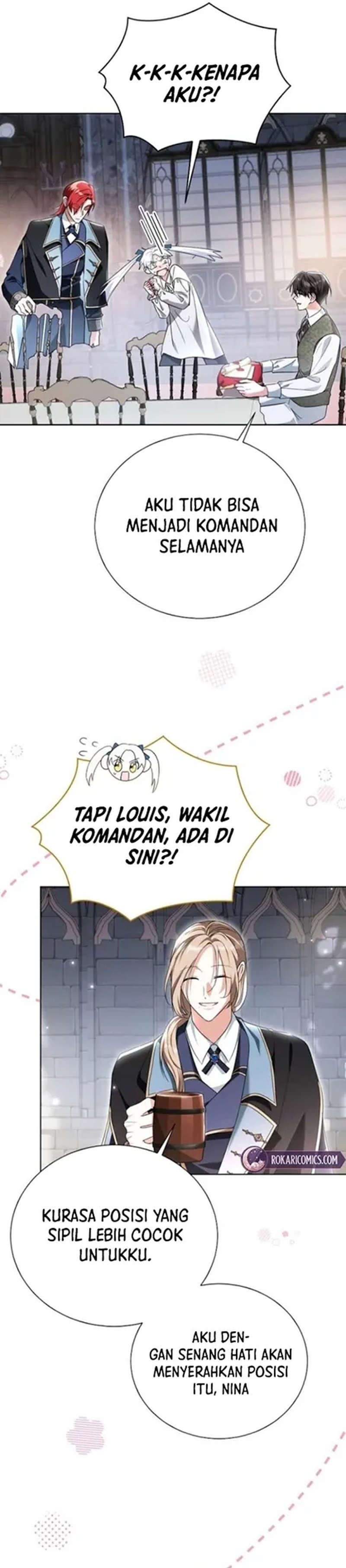 Halaman 21 dari I'm the Commander of the Second Male Lead's Knights Chapter 19