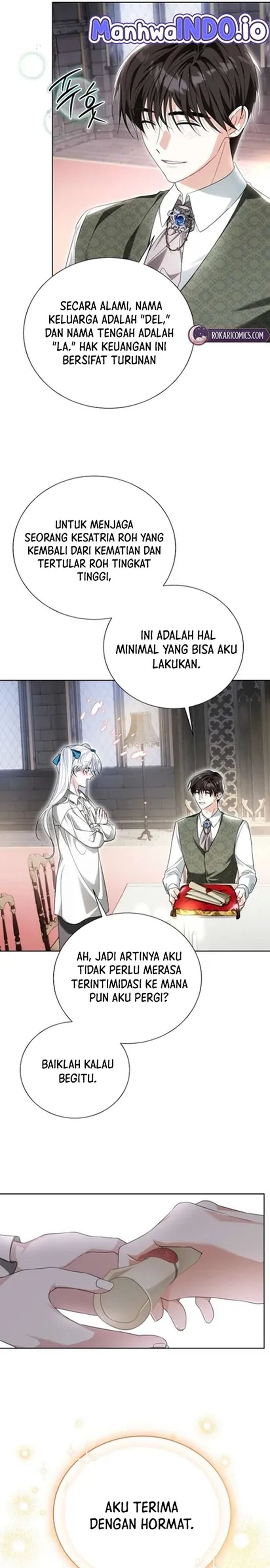 Halaman 27 dari I'm the Commander of the Second Male Lead's Knights Chapter 19