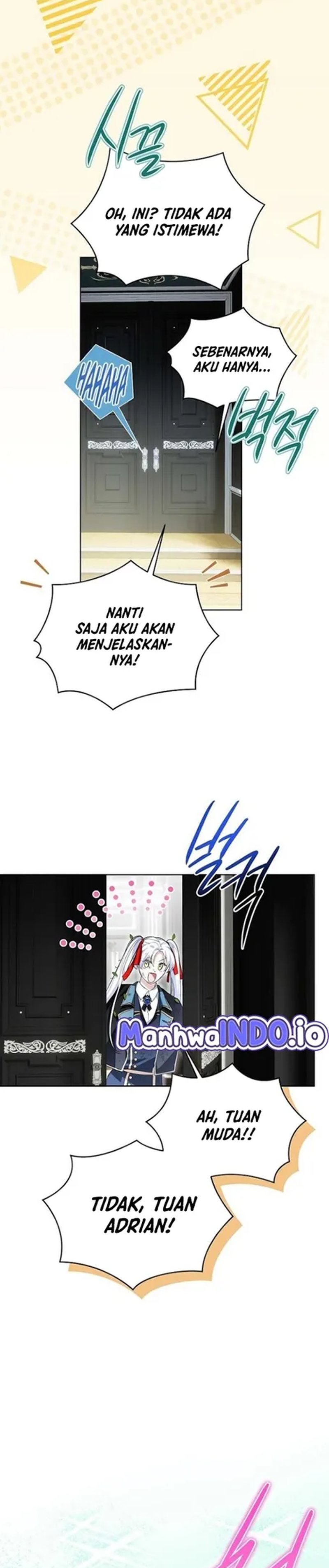 Halaman 18 dari I'm the Commander of the Second Male Lead's Knights Chapter 23