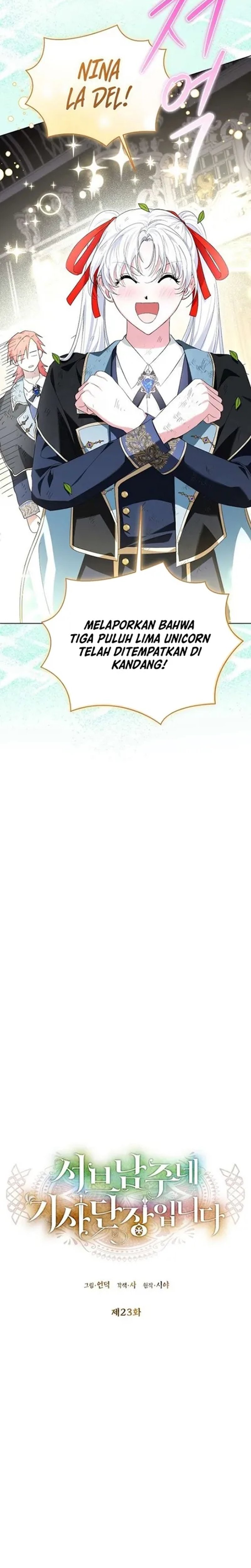 Halaman 19 dari I'm the Commander of the Second Male Lead's Knights Chapter 23