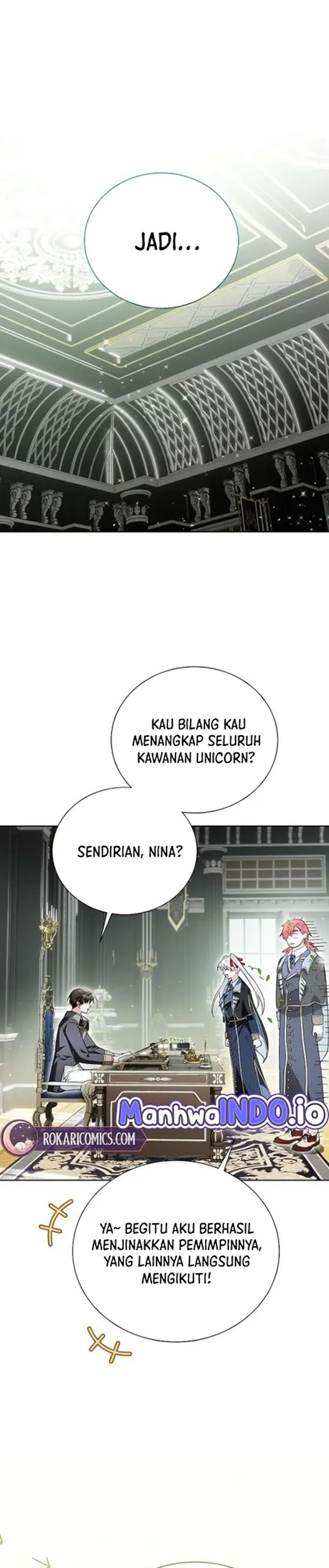 Halaman 22 dari I'm the Commander of the Second Male Lead's Knights Chapter 23