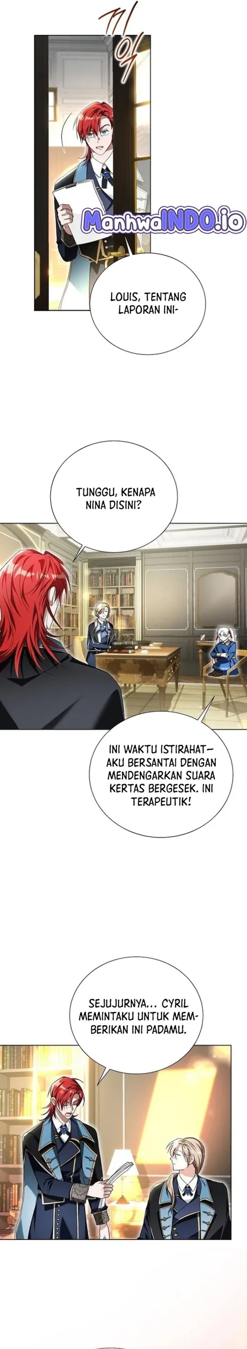 Halaman 24 dari I'm the Commander of the Second Male Lead's Knights Chapter 25