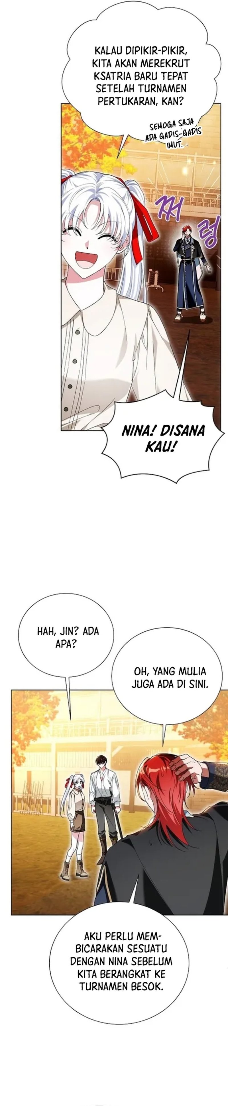 Halaman 31 dari I'm the Commander of the Second Male Lead's Knights Chapter 26