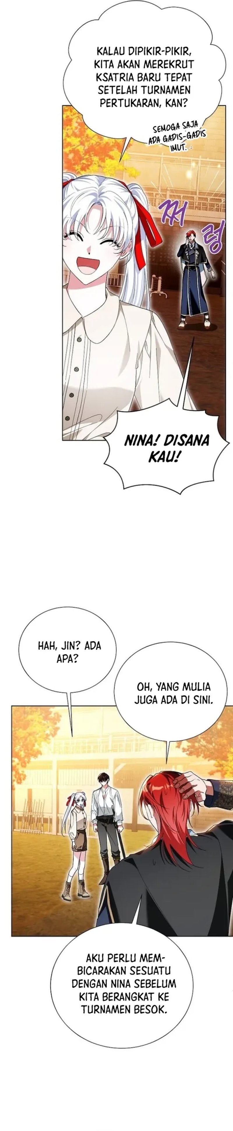 Halaman 33 dari I'm the Commander of the Second Male Lead's Knights Chapter 26