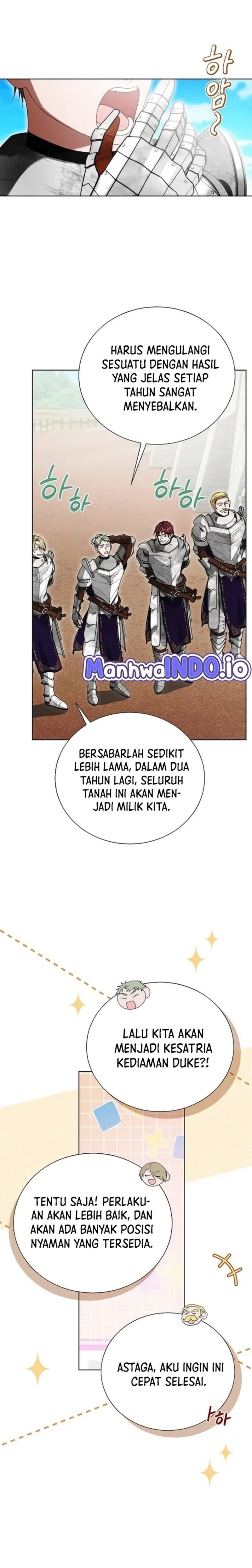 Halaman 38 dari I'm the Commander of the Second Male Lead's Knights Chapter 26