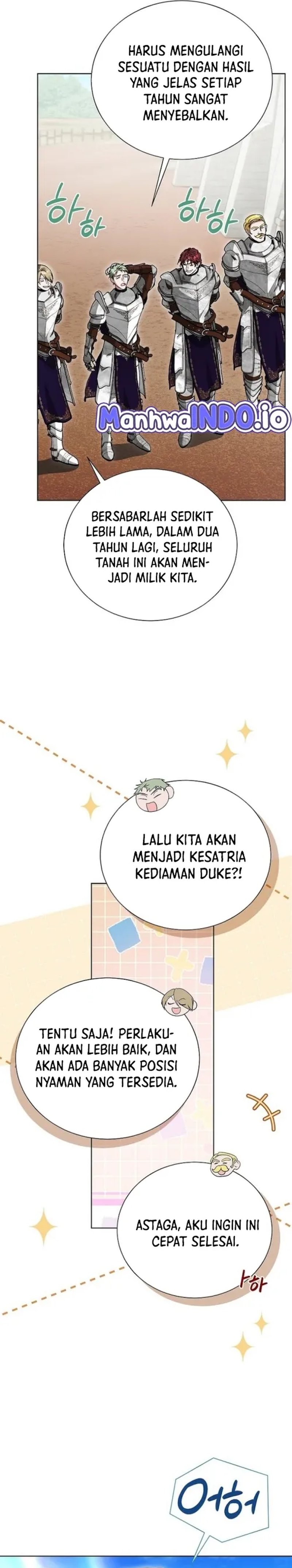 Halaman 40 dari I'm the Commander of the Second Male Lead's Knights Chapter 26