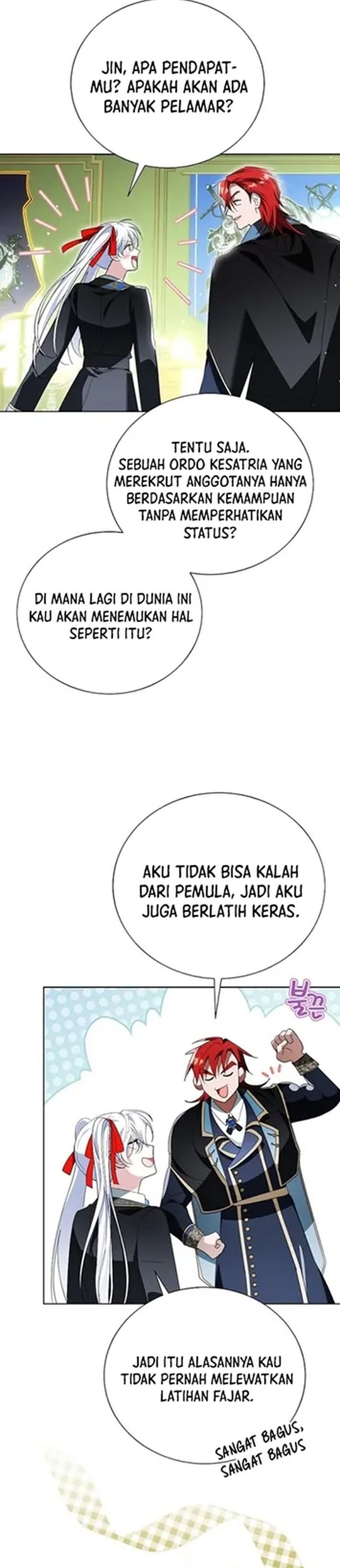 Halaman 25 dari I'm the Commander of the Second Male Lead's Knights Chapter 30