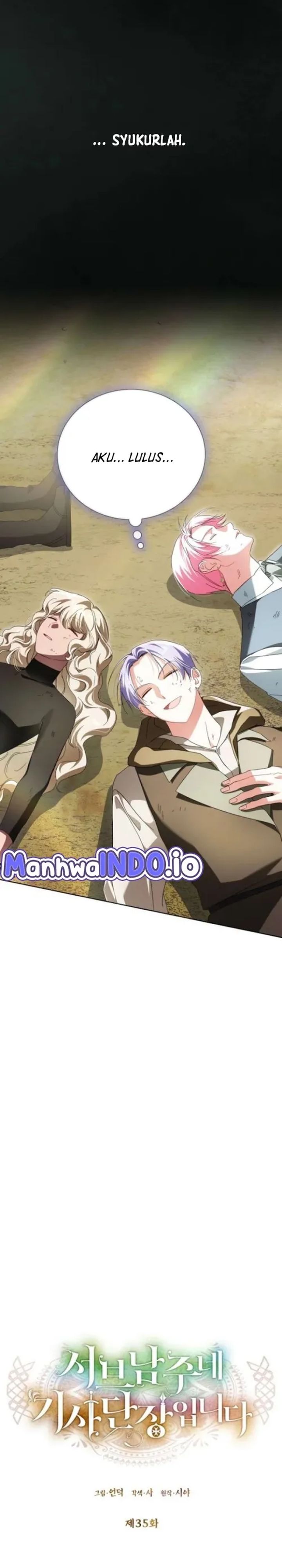 Halaman 13 dari I'm the Commander of the Second Male Lead's Knights Chapter 35