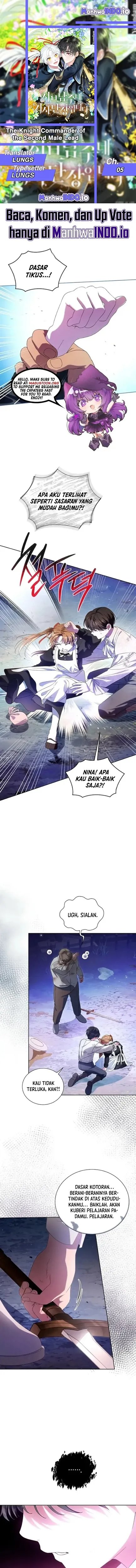 Halaman 1 dari I'm the Commander of the Second Male Lead's Knights Chapter 5