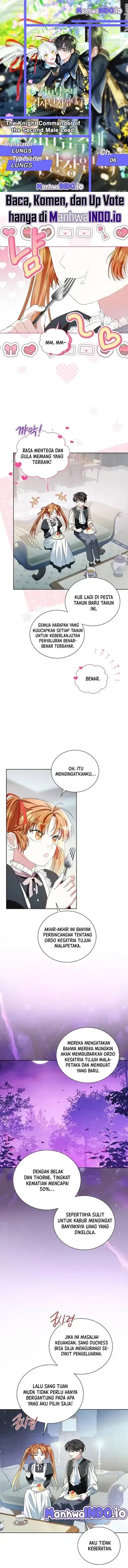 Halaman 1 dari I'm the Commander of the Second Male Lead's Knights - Chapter 6