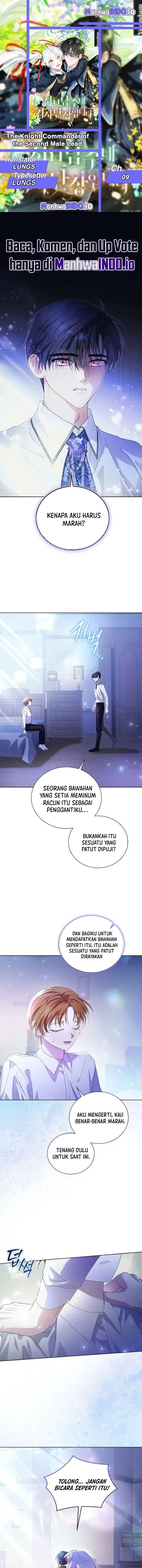 Halaman 1 dari I'm the Commander of the Second Male Lead's Knights Chapter 9