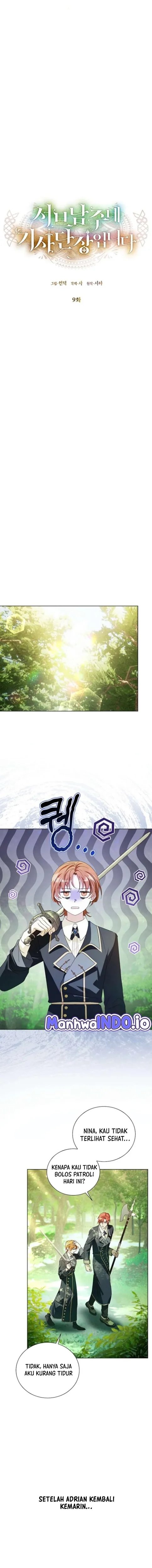 Halaman 9 dari I'm the Commander of the Second Male Lead's Knights Chapter 9