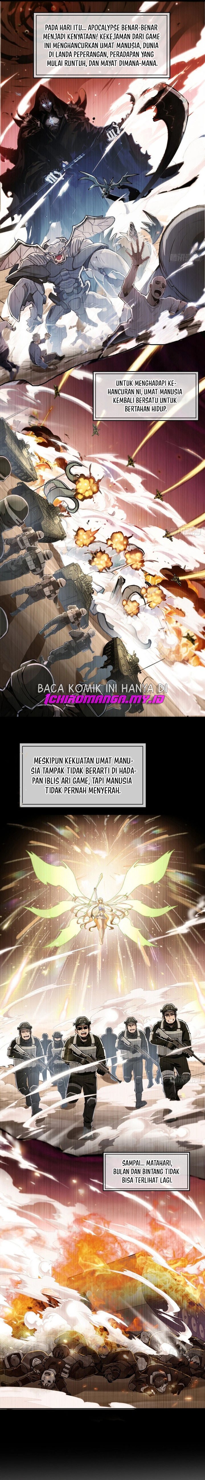 Halaman 12 dari In the Bizarre Invasion, I Took Over the Body of the God of Death and Became the King Chapter 1