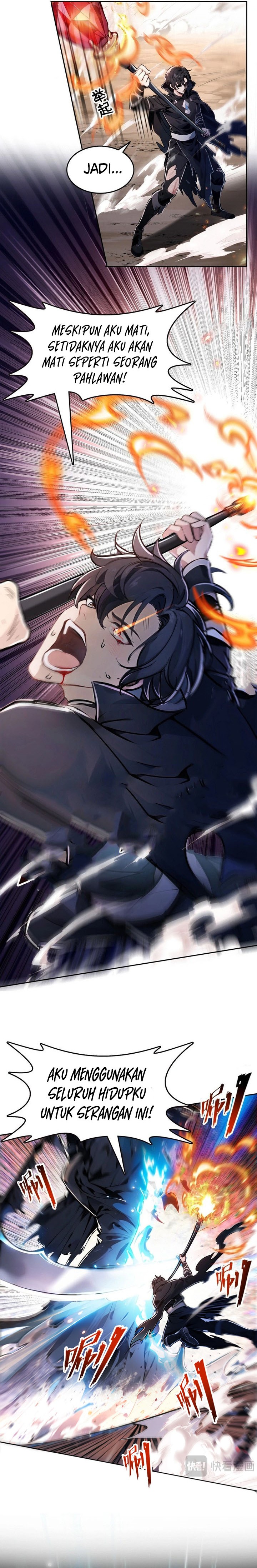 Halaman 6 dari In the Bizarre Invasion, I Took Over the Body of the God of Death and Became the King Chapter 1