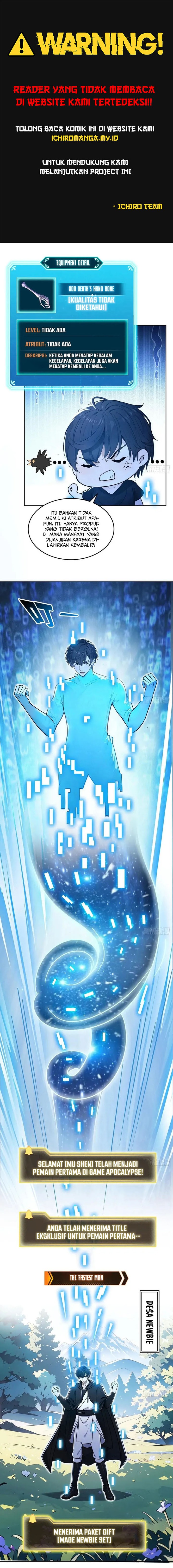 Halaman 2 dari In the Bizarre Invasion, I Took Over the Body of the God of Death and Became the King Chapter 2