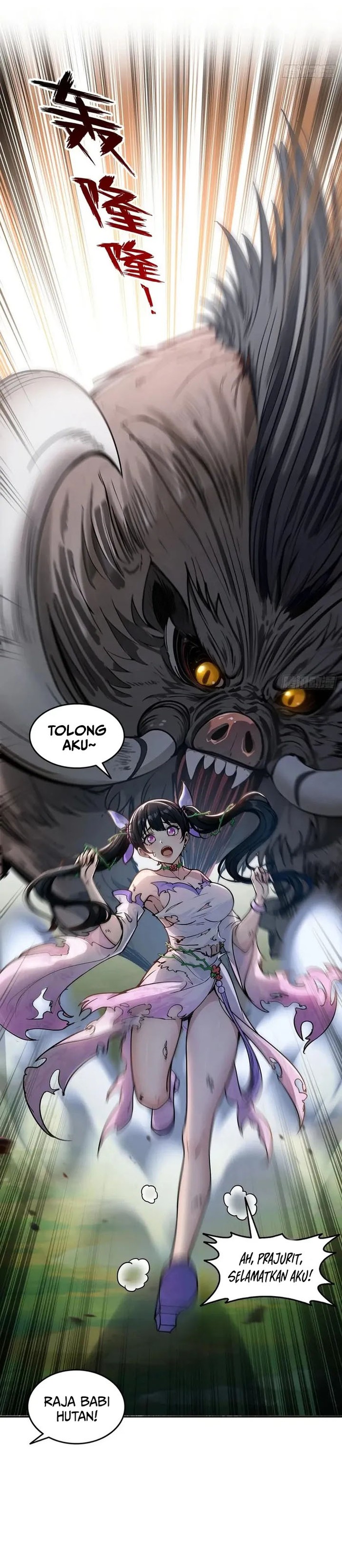 Halaman 6 dari In the Bizarre Invasion, I Took Over the Body of the God of Death and Became the King Chapter 2