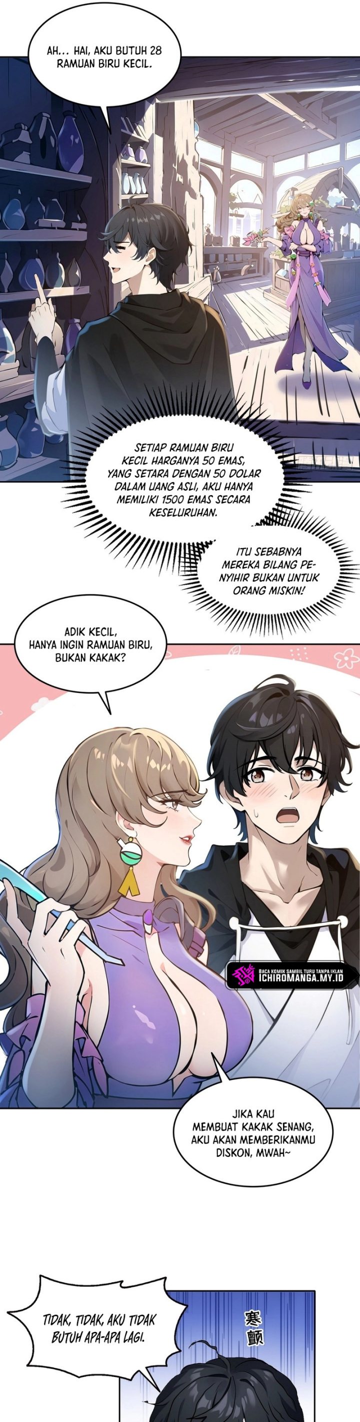 Halaman 11 dari In the Bizarre Invasion, I Took Over the Body of the God of Death and Became the King Chapter 3