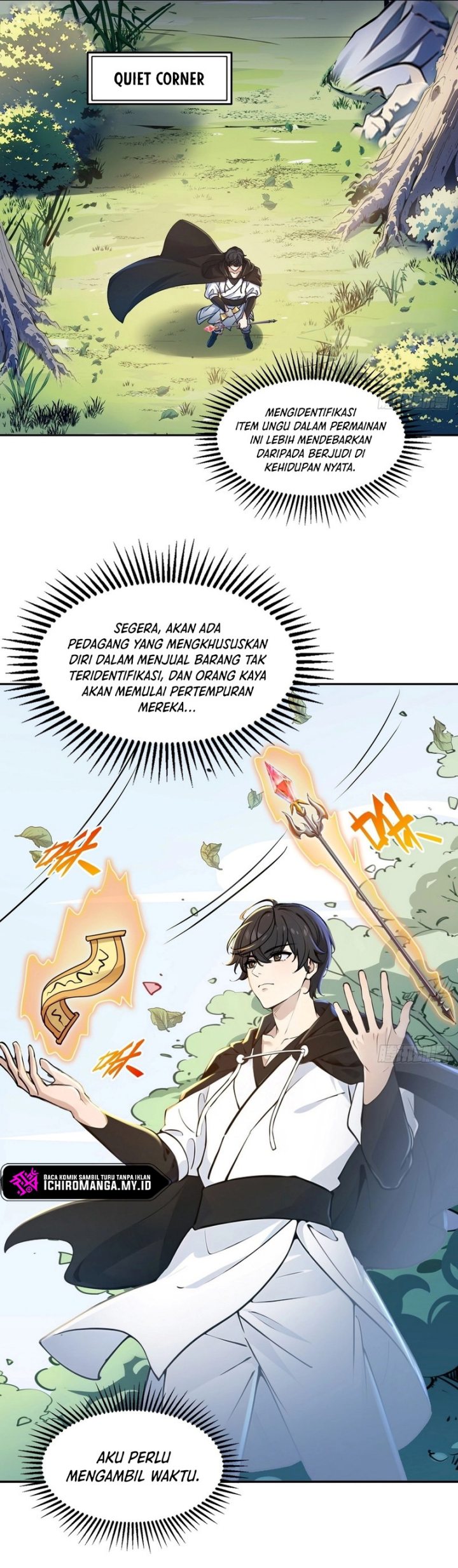 Halaman 14 dari In the Bizarre Invasion, I Took Over the Body of the God of Death and Became the King Chapter 3