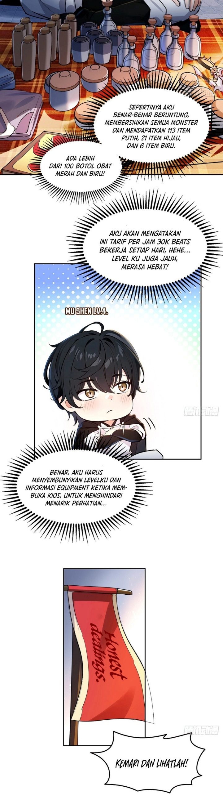 Halaman 22 dari In the Bizarre Invasion, I Took Over the Body of the God of Death and Became the King Chapter 3