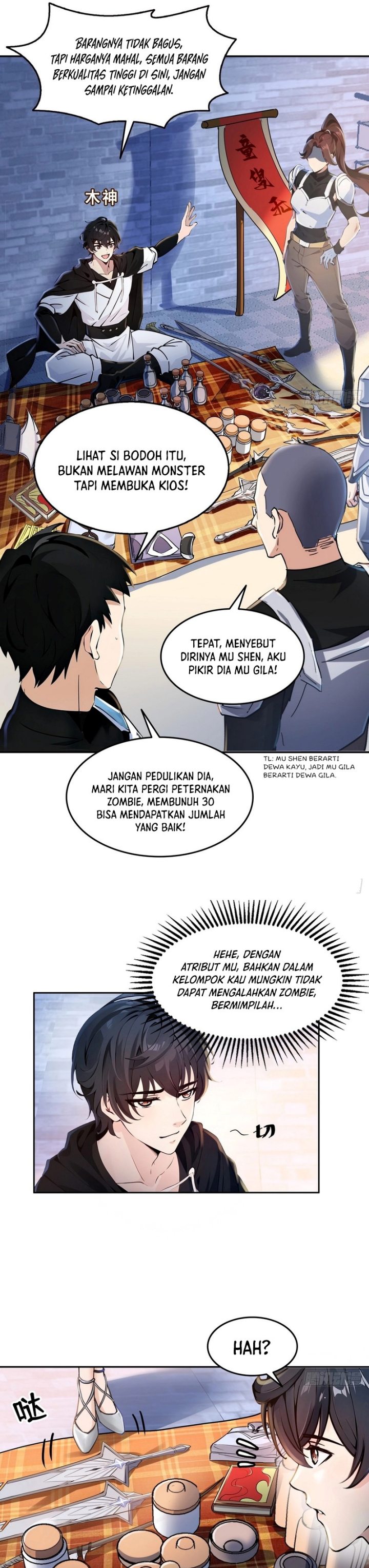 Halaman 23 dari In the Bizarre Invasion, I Took Over the Body of the God of Death and Became the King Chapter 3