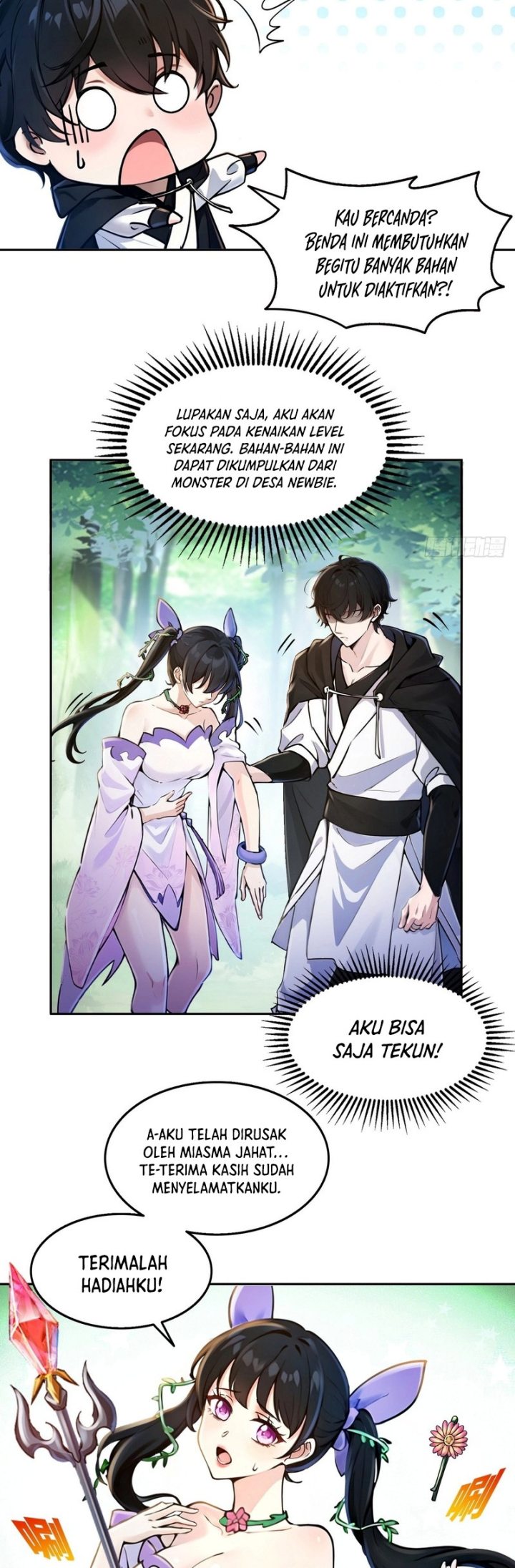 Halaman 3 dari In the Bizarre Invasion, I Took Over the Body of the God of Death and Became the King Chapter 3