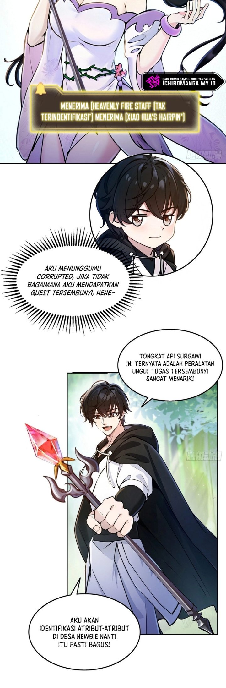 Halaman 4 dari In the Bizarre Invasion, I Took Over the Body of the God of Death and Became the King Chapter 3