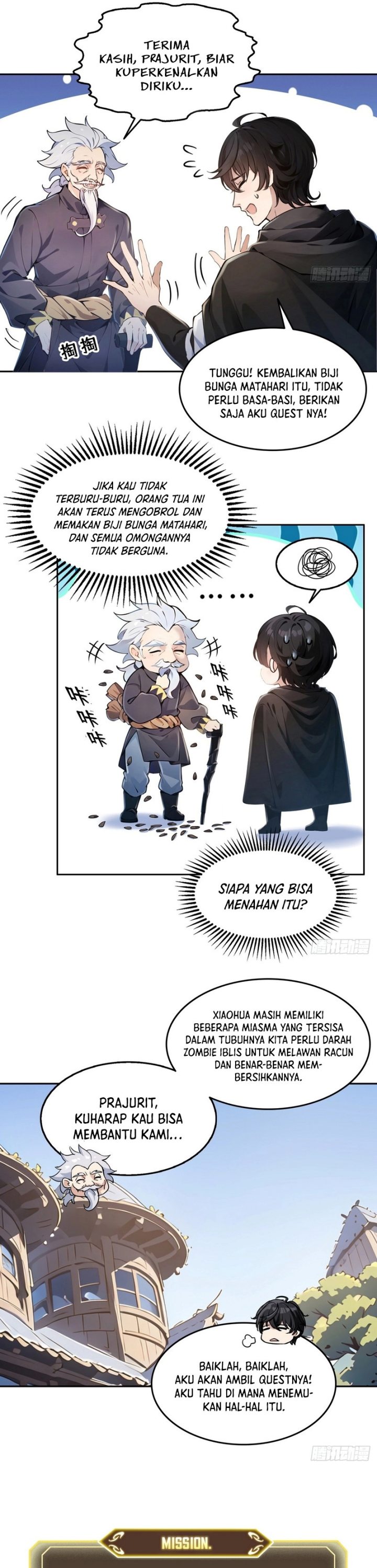 Halaman 8 dari In the Bizarre Invasion, I Took Over the Body of the God of Death and Became the King Chapter 3
