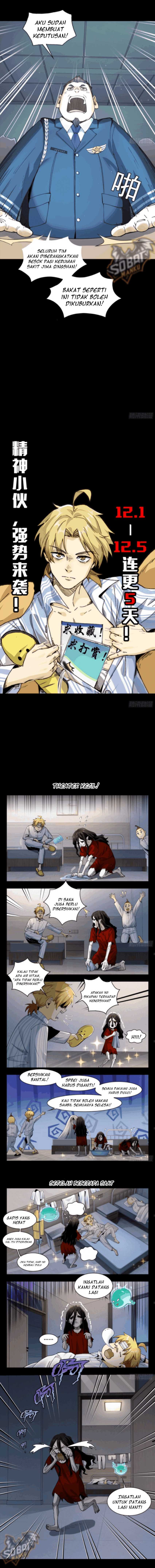 Halaman 15 dari In the Face of Mental Illness Ghosts Are Nothing Chapter 1