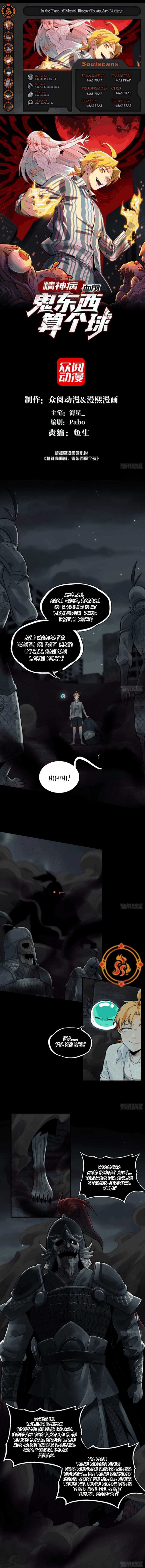 Halaman 1 dari In the Face of Mental Illness Ghosts Are Nothing Chapter 18