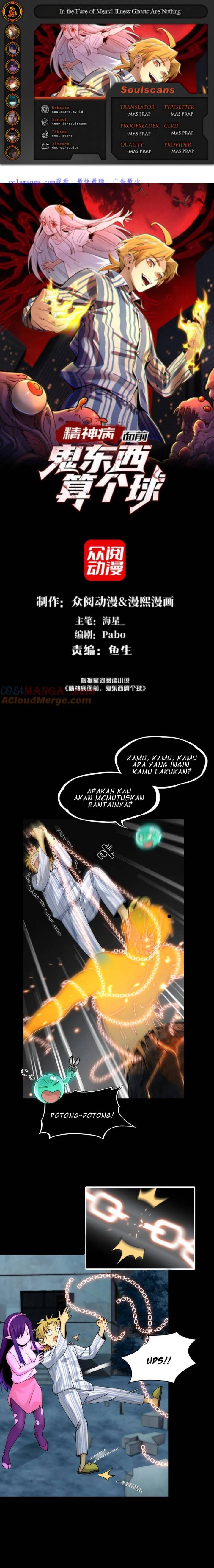 Halaman 1 dari In the Face of Mental Illness Ghosts Are Nothing Chapter 30