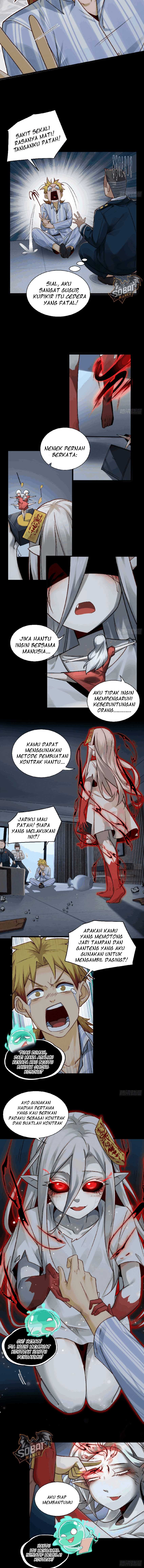 Halaman 8 dari In the Face of Mental Illness Ghosts Are Nothing Chapter 5