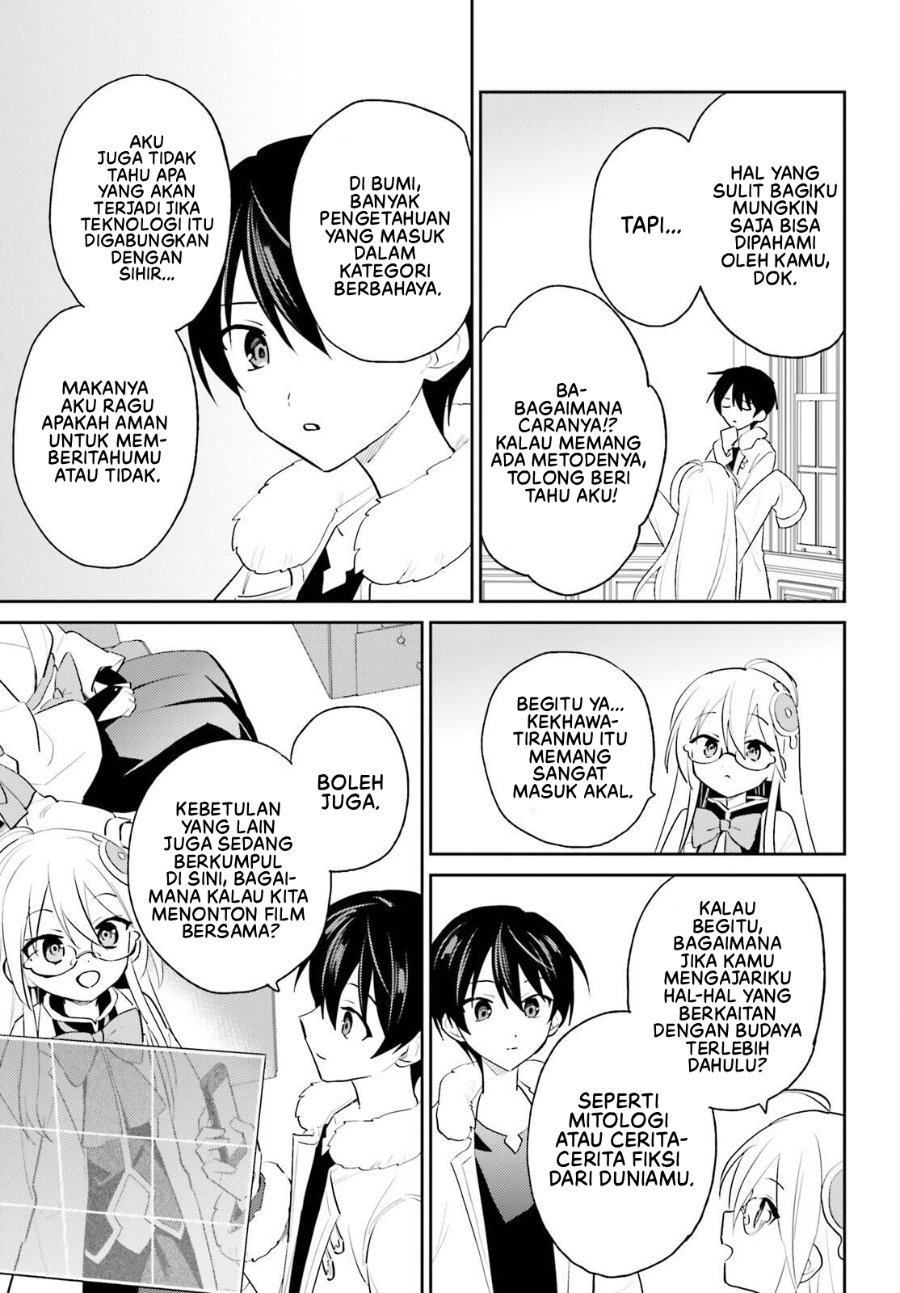 Halaman 18 dari Isekai wa Smartphone to Tomo ni. Chapter 115