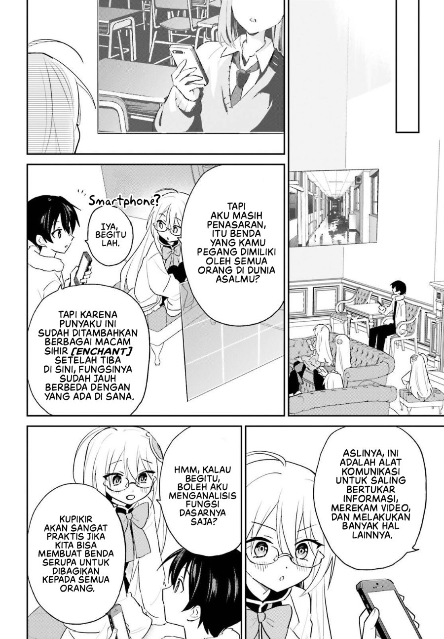 Halaman 19 dari Isekai wa Smartphone to Tomo ni. Chapter 115