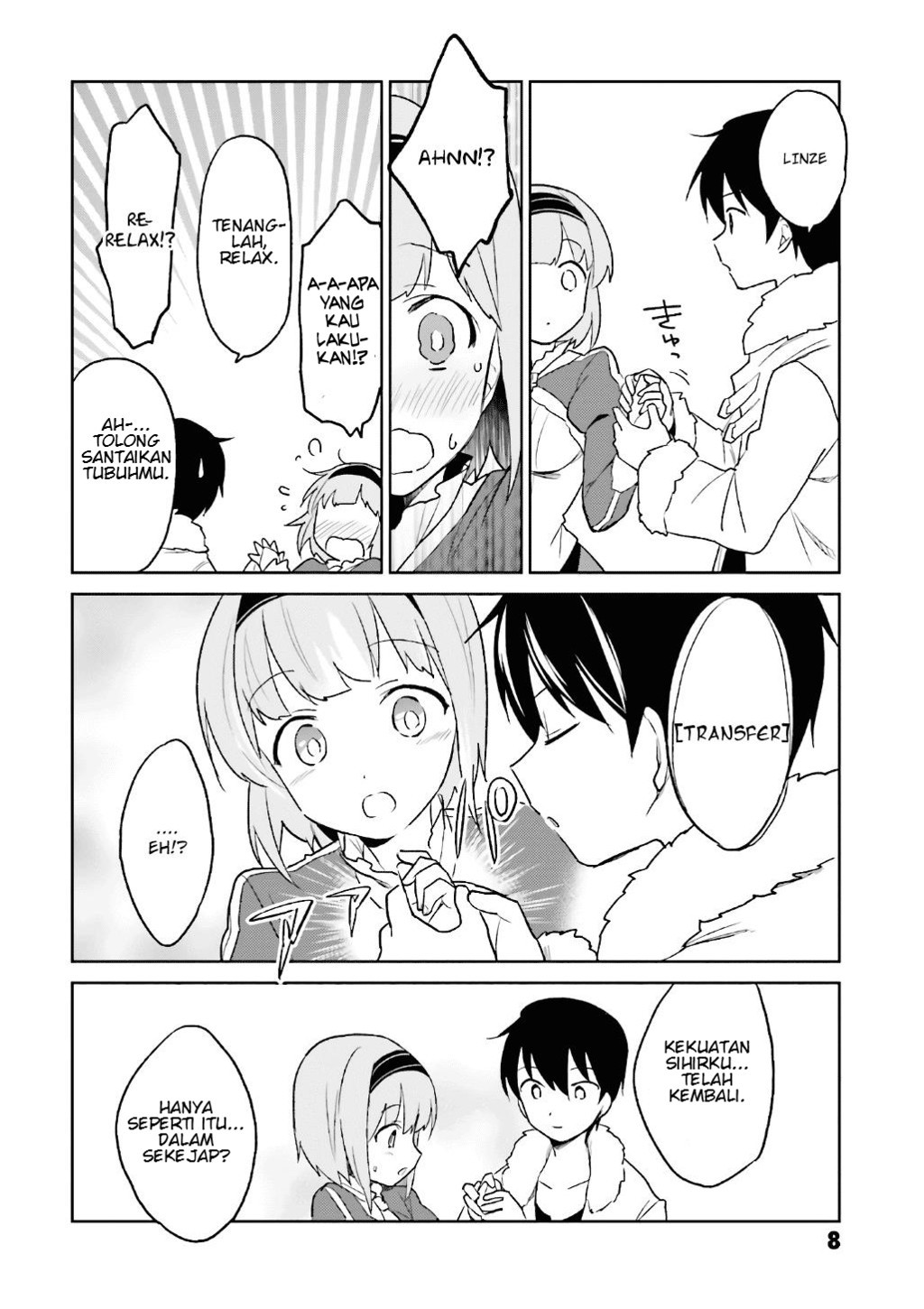 Halaman 10 dari Isekai wa Smartphone to Tomo ni. Chapter 15