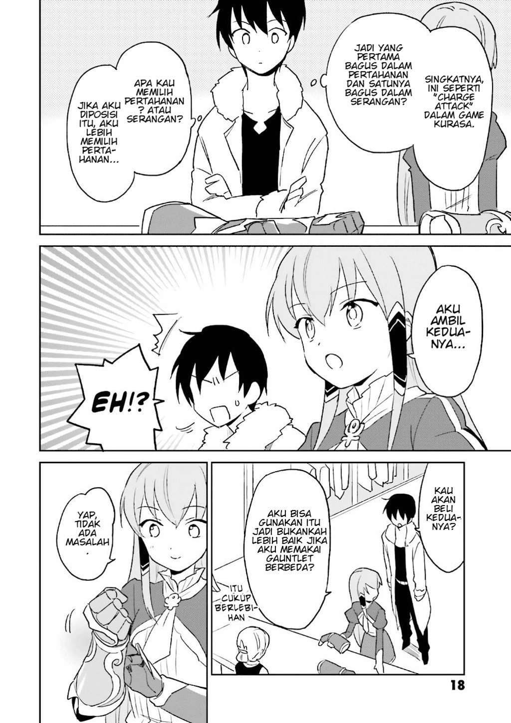 Halaman 19 dari Isekai wa Smartphone to Tomo ni. Chapter 15