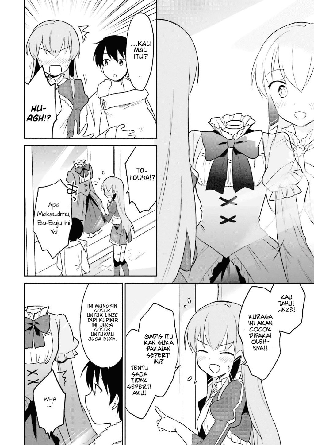 Halaman 21 dari Isekai wa Smartphone to Tomo ni. Chapter 15