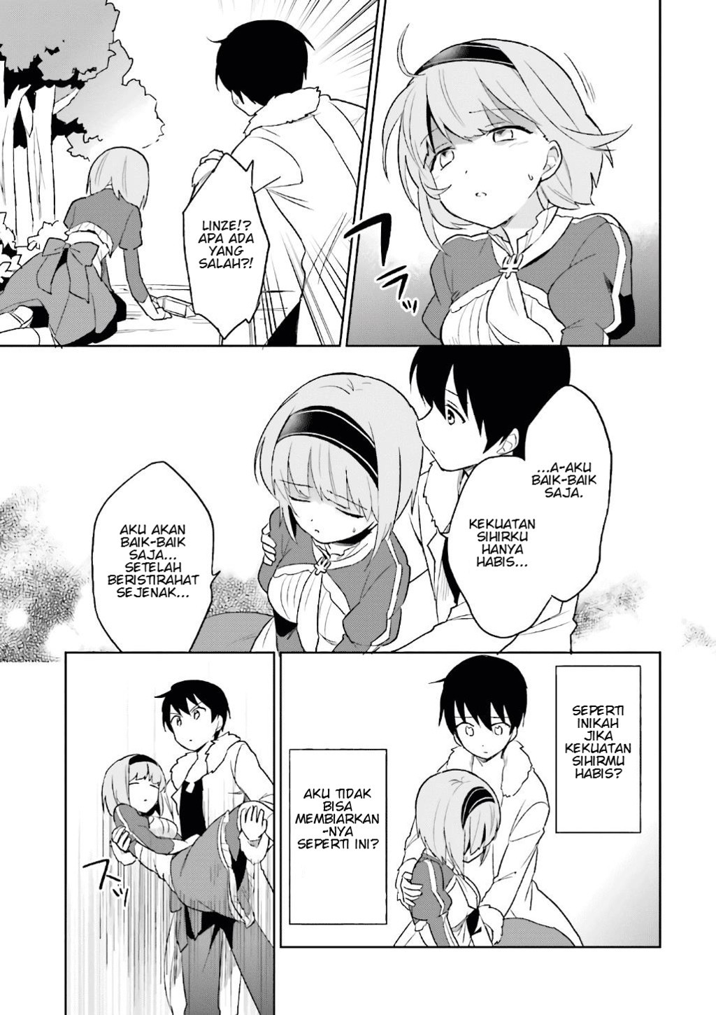 Halaman 7 dari Isekai wa Smartphone to Tomo ni. Chapter 15