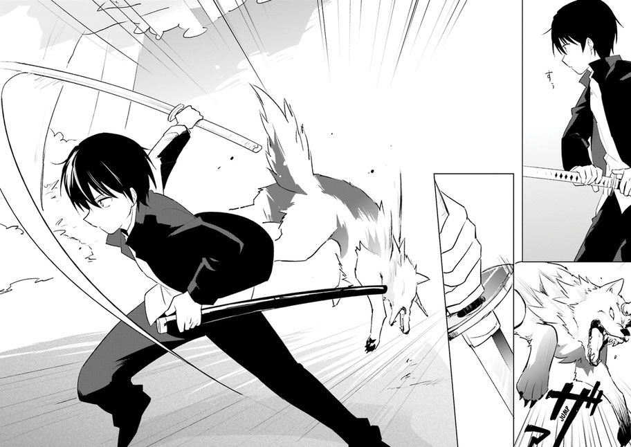 Halaman 12 dari Isekai wa Smartphone to Tomo ni. Chapter 2