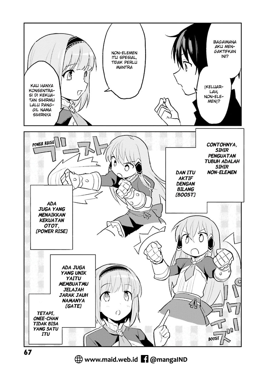 Halaman 29 dari Isekai wa Smartphone to Tomo ni. Chapter 2