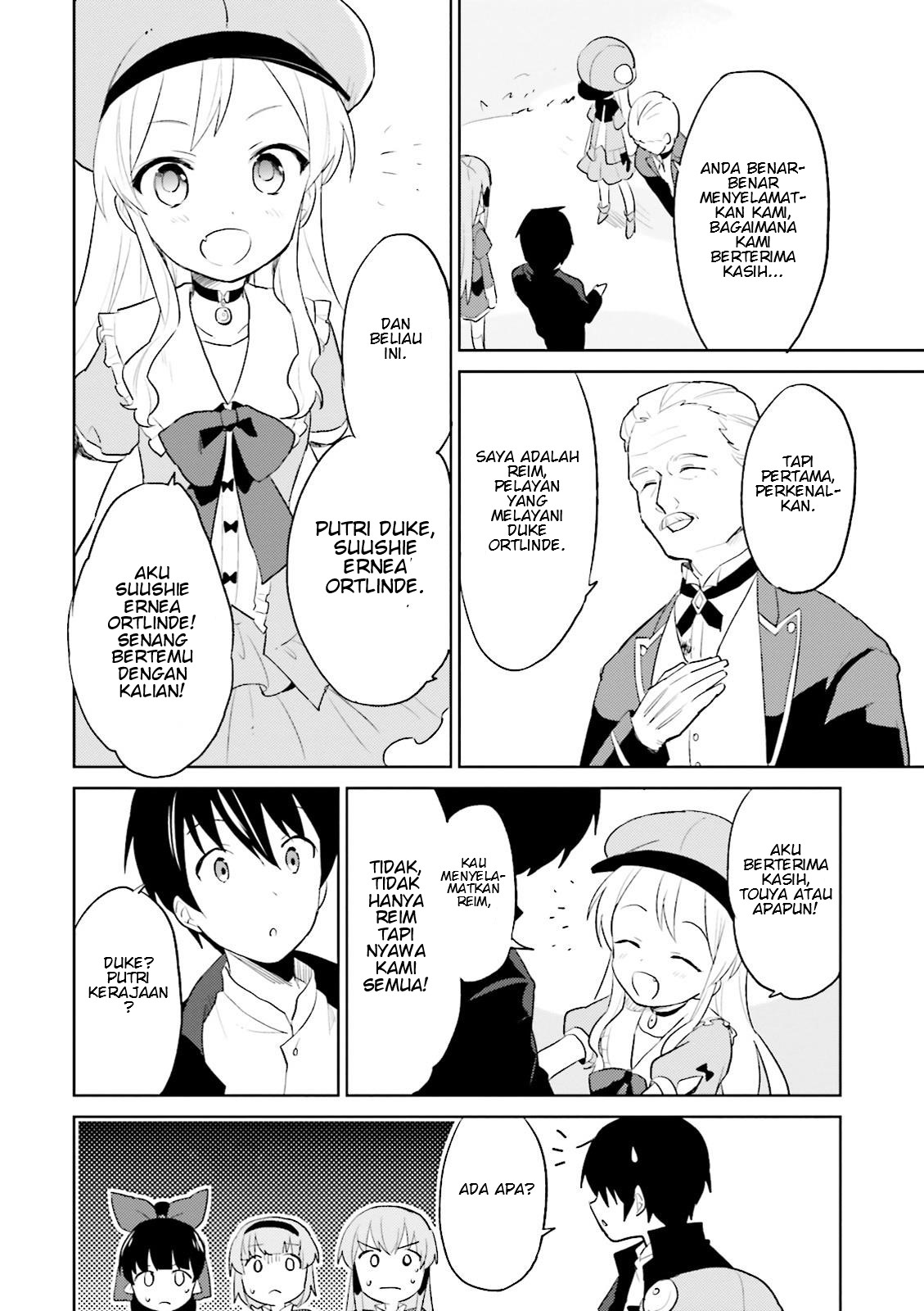 Halaman 39 dari Isekai wa Smartphone to Tomo ni. Chapter 3