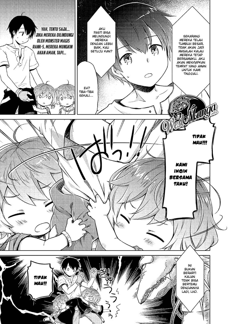 Halaman 19 dari Isekai Yururi Kikou - Raising Children While Being an Adventurer Chapter 23