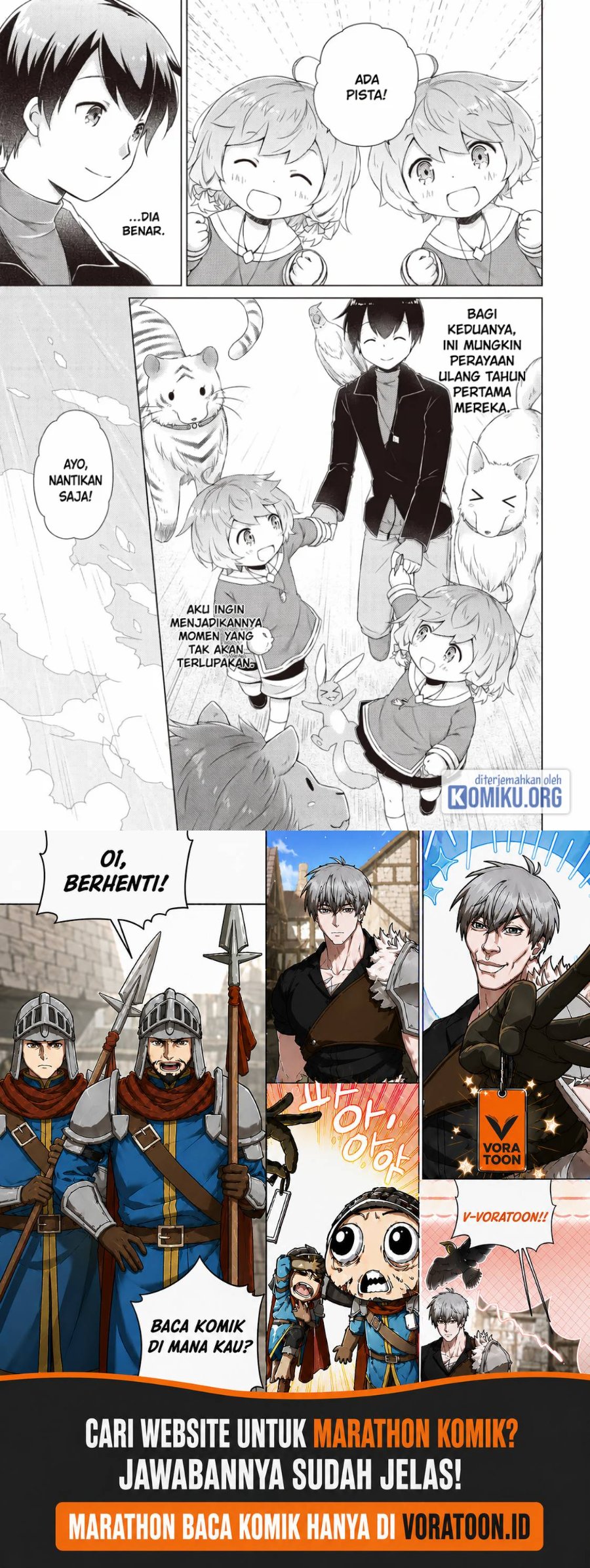 Halaman 25 dari Isekai Yururi Kikou - Raising Children While Being an Adventurer Chapter 73