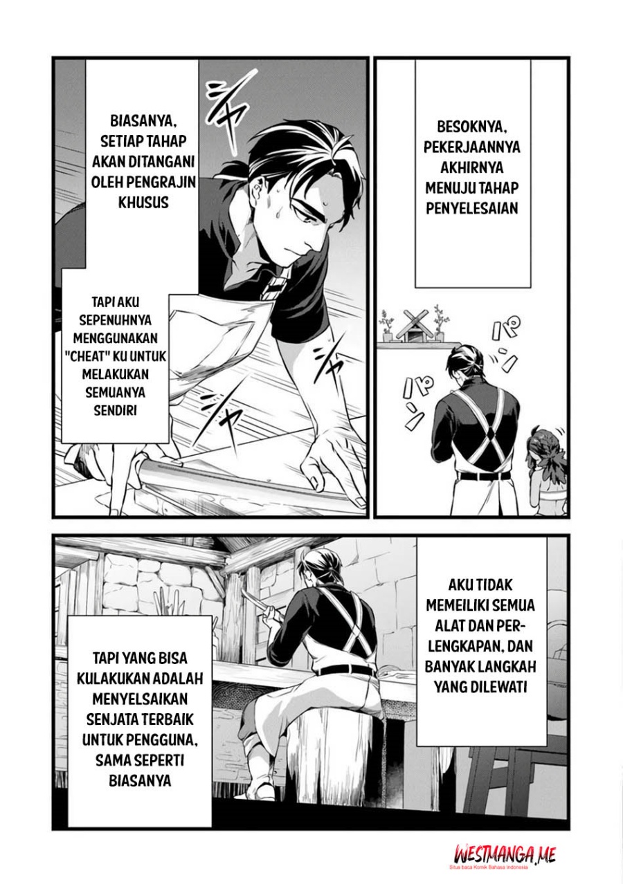 Halaman 4 dari Kajiya de Hajimeru Isekai Slow Life Chapter 25
