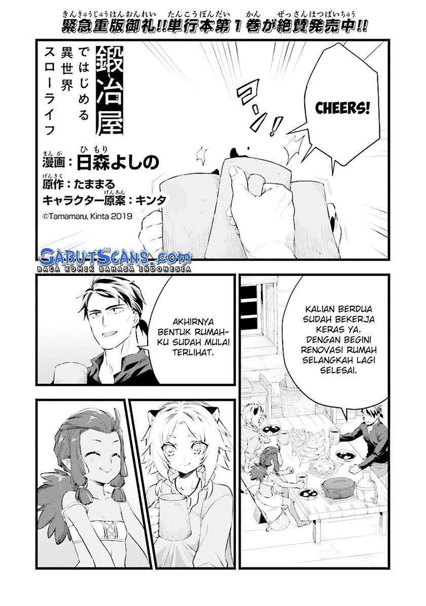 Halaman 2 dari Kajiya de Hajimeru Isekai Slow Life Chapter 8